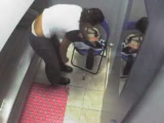 In Solarium, a hidden livecam saw a gorgeous woman removing her clothes.